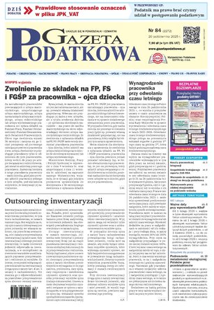Gazeta Podatkowa 84/2025