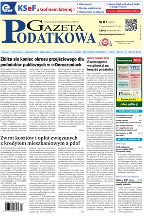 Gazeta Podatkowa 87/2025