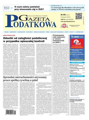 Gazeta Podatkowa 89/2025