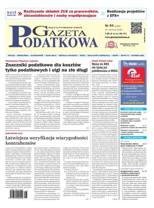 Gazeta Podatkowa 94/2025
