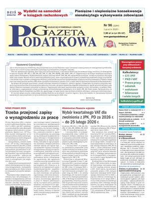Gazeta Podatkowa 96/2025