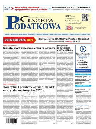 Gazeta Podatkowa 97/2025