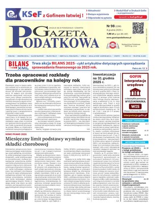 Gazeta Podatkowa 98/2025