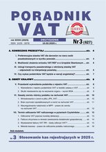 Poradnik VAT 3/2025