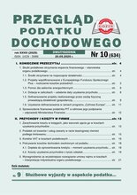 Przegląd Podatku Dochodowego 10/2025