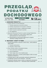 Przegląd Podatku Dochodowego 13/2025
