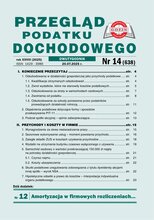 Przegląd Podatku Dochodowego 14/2025