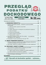 Przegląd Podatku Dochodowego 22/2025