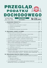 Przegląd Podatku Dochodowego 23/2025