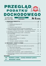 Przegląd Podatku Dochodowego 6/2025