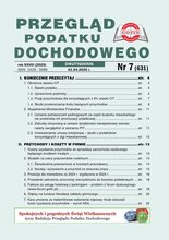 Przegląd Podatku Dochodowego 7/2025