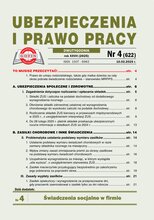 Ubezpieczenia i Prawo Pracy 4/2025