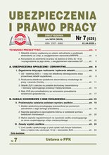Ubezpieczenia i Prawo Pracy 7/2025