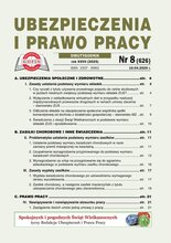 Ubezpieczenia i Prawo Pracy 8/2025