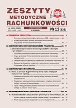 Zeszyty Metodyczne Rachunkowości 11/2025
