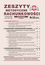 Zeszyty Metodyczne Rachunkowości 13/2025