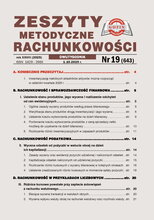 Zeszyty Metodyczne Rachunkowości 19/2025