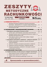 Zeszyty Metodyczne Rachunkowości 5/2025