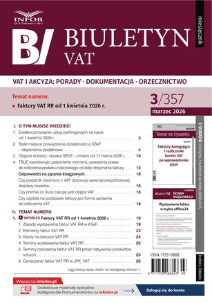 Biuletyn VAT 3/2026