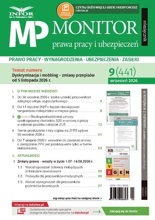 Monitor Prawa Pracy i Ubezpieczeń 9/2026