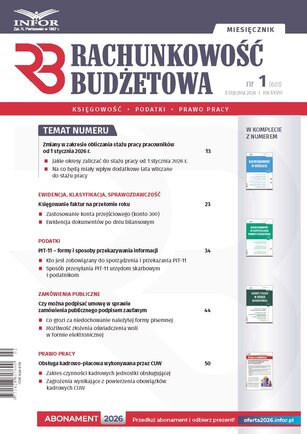 Rachunkowość Budżetowa 1/2026