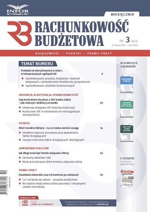 Rachunkowość Budżetowa 3/2026