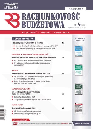 Rachunkowość Budżetowa 4/2026