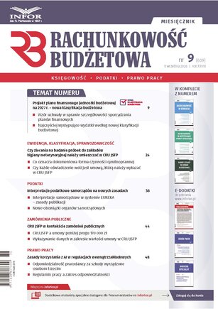 Rachunkowość Budżetowa 9/2026