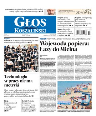 Głos Dziennik Pomorza Głos Koszaliński 103/2026