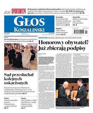 Głos Dziennik Pomorza Głos Koszaliński 14/2026