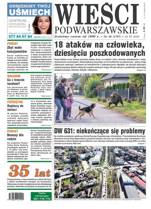 Wieści Podwarszawskie 39/2026