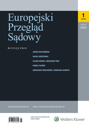 Europejski Przegląd Sądowy 1/2026