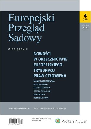 Europejski Przegląd Sądowy 4/2026