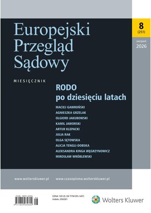 Europejski Przegląd Sądowy 8/2026