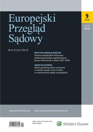Europejski Przegląd Sądowy 9/2026