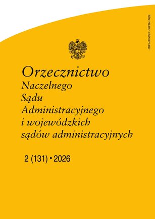 Orzecznictwo Naczelnego Sądu Administracyjnego i WSA 2/2026