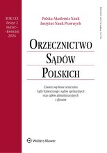 Orzecznictwo Sądów Polskich 2/2026