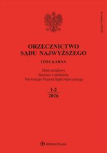 Orzecznictwo Sądu Najwyższego - Izba Karna 1-2/2026
