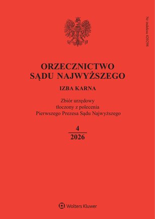 Orzecznictwo Sądu Najwyższego - Izba Karna 4/2026