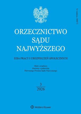 Orzecznictwo Sądu Najwyższego. Izba Pracy 3/2026