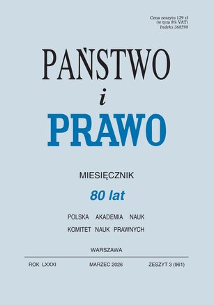 Państwo i Prawo 3/2026