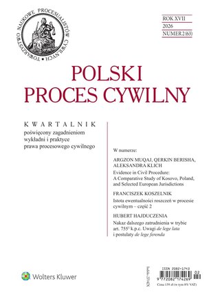 Polski Proces Cywilny 2/2026