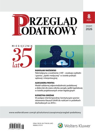 Przegląd Podatkowy 8/2026