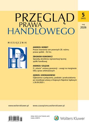 Przegląd Prawa Handlowego 5/2026