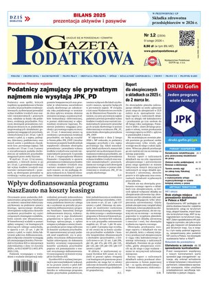 Gazeta Podatkowa 12/2026