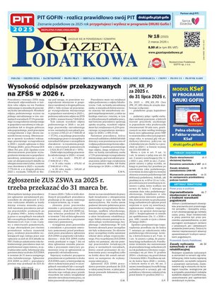 Gazeta Podatkowa 18/2026