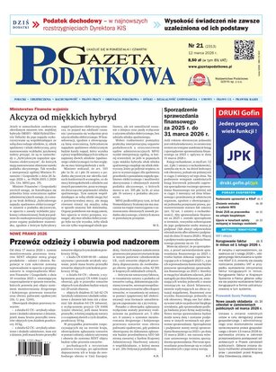 Gazeta Podatkowa 21/2026