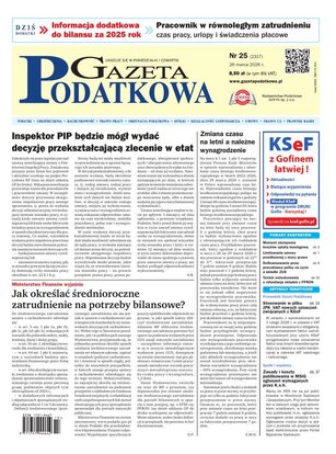 Gazeta Podatkowa 25/2026