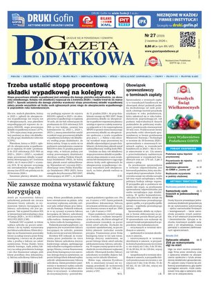 Gazeta Podatkowa 27/2026