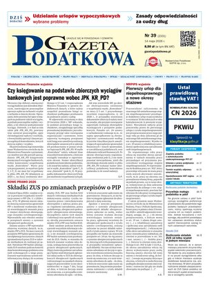 Gazeta Podatkowa 39/2026